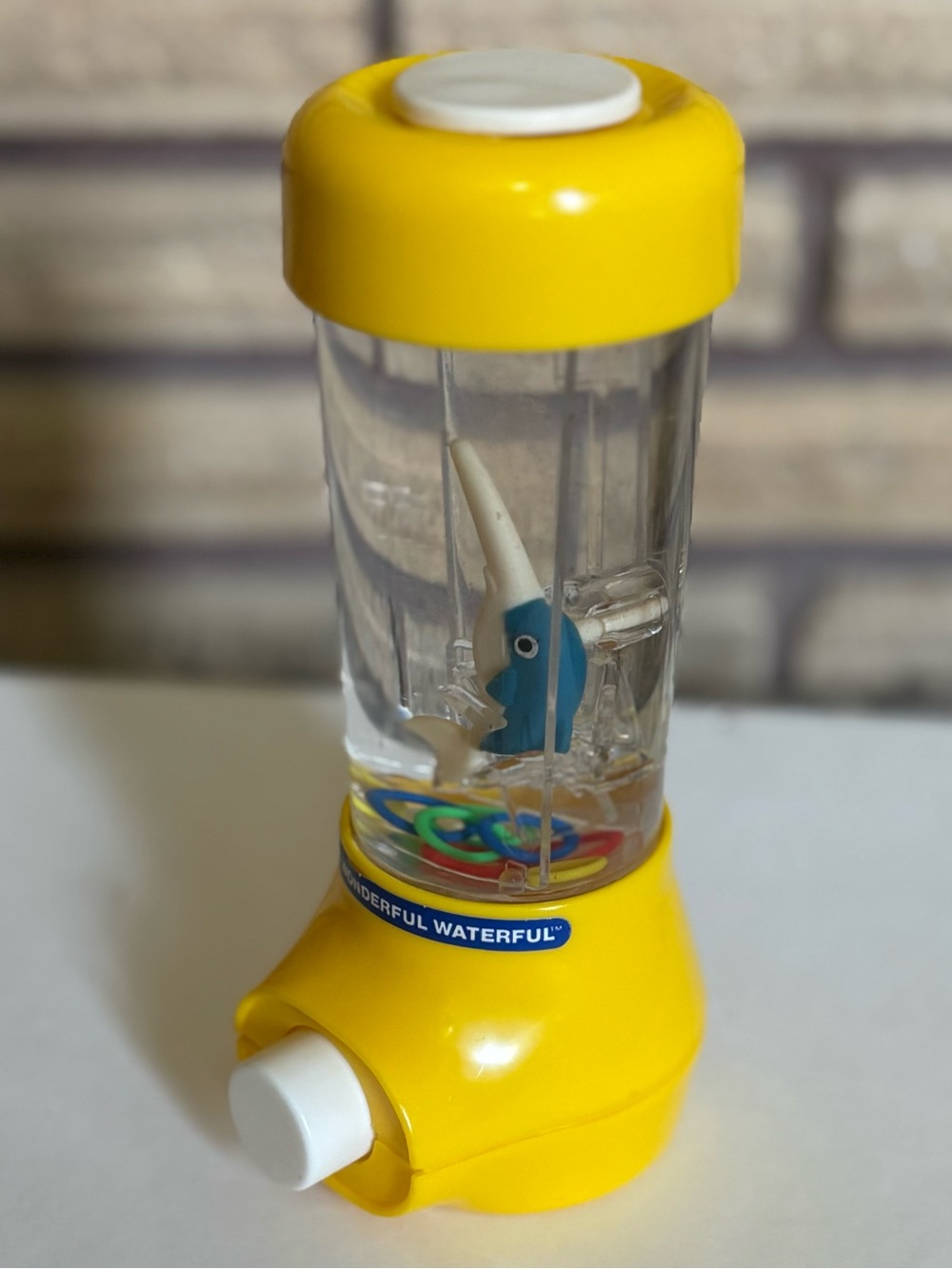 70's Tomy Wee Wonderful Waterful Dolphin Water Ring Toss Toy for Kids - 70's Toy